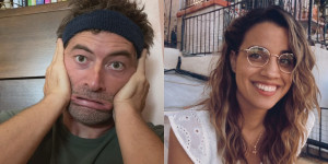 Beitragsbild des Blogbeitrags „Language Lessons“: Im Gespräch mit den Hollywood-Stars Mark Duplass und Natalie Morales