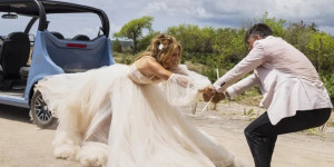 Beitragsbild des Blogbeitrags Neu im Heimkino: “Shotgun Wedding” mit Jennifer Lopez – Filmkritik