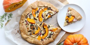 Beitragsbild des Blogbeitrags Herbstküche: Kürbisgalette