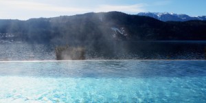 Beitragsbild des Blogbeitrags Sauna mit Seeblick im Badehaus Millstatt