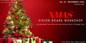 Beitragsbild des Blogbeitrags XMAS Vision Board Workshop 