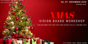Beitragsbild des Blogbeitrags XMAS Vision Board Workshop