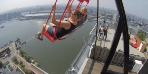 Beitragsbild des Blogbeitrags A’dam Lookout – schaukelnder Blick über Amsterdam