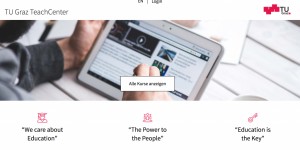 Beitragsbild des Blogbeitrags TeachCenter neu an der TU Graz #tugraz #teachcenter #moodle 