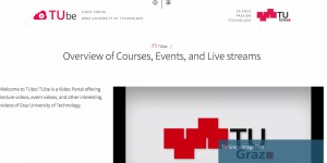 Beitragsbild des Blogbeitrags TUbe – die Videoplattform der TU Graz