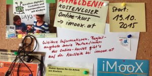 Beitragsbild des Blogbeitrags [imoox] “Making” – Kreatives digitales Gestalten mit Kindern #imoox #maker2015 