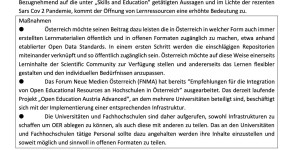 Beitragsbild des Blogbeitrags Open Science Policy Austria: „So offen wie möglich“