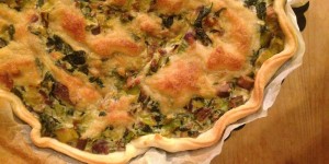Beitragsbild des Blogbeitrags Vegane Quiche Lorraine - Ein Klassiker ganz unklassisch