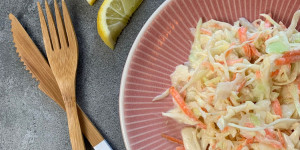 Beitragsbild des Blogbeitrags Veganer Cole Slaw