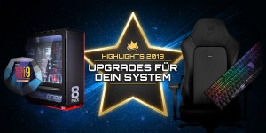 Beitragsbild des Blogbeitrags Caseking präsentiert die PC-Hardware-Highlights des Jahres 2019 und wünscht vorab einen guten Rutsch! 