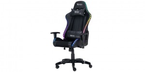 Beitragsbild des Blogbeitrags Gaming-Chair mit RGB LED-Beleuchtung von Sandberg jetzt erhältlich 