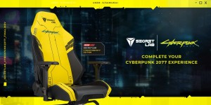Beitragsbild des Blogbeitrags Secretlab bringt Gaming Seat im Cyberpunk 2077-Design