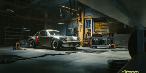 Beitragsbild des Blogbeitrags Johnny Silverhand bekommt einen Porsche 911 Turbo – Fahrzeug aus Cyberpunk 2077 wird im Porsche Museum Stuttgart ausgestellt