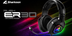 Beitragsbild des Blogbeitrags Sharkoon RUSH ER30 | Headset mit RGB & wechselbaren Stoff-Ohrpolstern