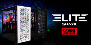 Beitragsbild des Blogbeitrags ELITE SHARK CA300H – Neues Premium-Gehäuse von Sharkoon