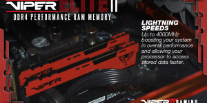 Beitragsbild des Blogbeitrags Viper Gaming stellt seine neuen Viper Elite II DDR4-Speichermodule vor 