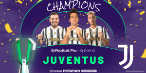 Beitragsbild des Blogbeitrags Juventus ist Sieger der eFootball.Pro Iqoniq in Saison 2020/21 