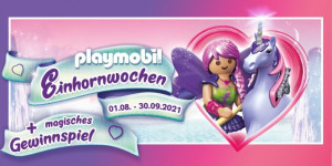 Beitragsbild des Blogbeitrags Einfach magisch! – Die Einhörner mit Feen von PLAYMOBIL