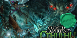 Beitragsbild des Blogbeitrags Cursed Captains of Cthulhu – Tabletop RPG von Black Cats Gaming bei Kickstarter 