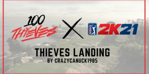 Beitragsbild des Blogbeitrags PGA TOUR 2K21 feiert über 2,5 Millionen verkaufte Einheiten & Partnerschaft mit 100 Thieves