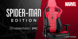 Beitragsbild des Blogbeitrags noblechairs bringt den EPIC als Spider-Man Edition 