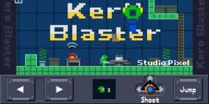 Beitragsbild des Blogbeitrags Kero Blaster – 2D Side-Scrolling Action Game für Android verfügbar 