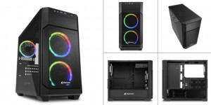 Beitragsbild des Blogbeitrags Sharkoon: Kompaktes Micro-ATX-Gehäuse mit effizienter Luftdurchlässigkeit