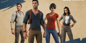 Beitragsbild des Blogbeitrags Fortnite – Die Abenteurer Nathan Drake und Chloe Frazer aus Uncharted suchen auf der Insel nach Schätzen