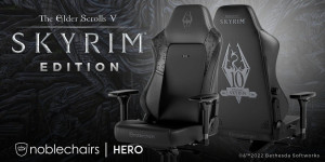 Beitragsbild des Blogbeitrags noblechairs bringt den HERO in einer The Elder Scrolls V: Skyrim 10th Anniversary Edition 