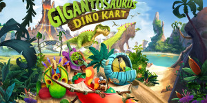 Beitragsbild des Blogbeitrags Gigantosaurus: Dino Kart – Release 2023 auf PC und Konsole