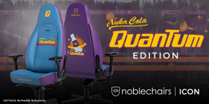 Beitragsbild des Blogbeitrags noblechairs ICON in der „strahlend“ schönen Nuka Cola Quantum Edition 