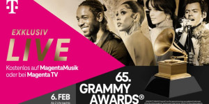 Beitragsbild des Blogbeitrags Telekom zeigt die 65. GRAMMY Awards exklusiv in Deutschland