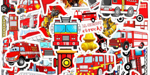 Beitragsbild des Blogbeitrags Alles über Feuerwehr Sticker für Kinder: Ein informativer Leitfaden