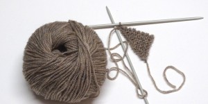 Beitragsbild des Blogbeitrags Dreiecksschal/-tuch stricken