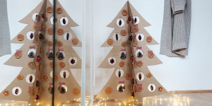 Beitragsbild des Blogbeitrags Nachhaltiger Weihnachtsbaum aus Karton