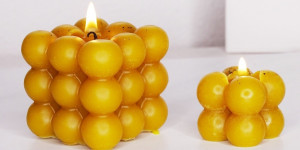 Beitragsbild des Blogbeitrags Bubble Candle selber machen