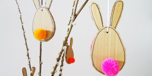 Beitragsbild des Blogbeitrags Upcycling-Osterdeko mit Kindern basteln