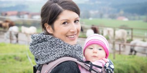 Beitragsbild des Blogbeitrags Tragetuchtest: Ruckeli-Babytrage