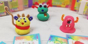 Beitragsbild des Blogbeitrags Monstermäßiger Knetgummispaß