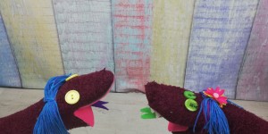 Beitragsbild des Blogbeitrags DIY Sockenmonster