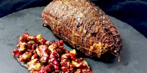 Beitragsbild des Blogbeitrags Wildschwein Braten