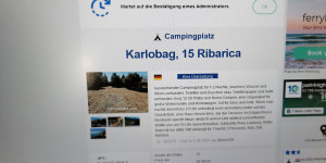 Beitragsbild des Blogbeitrags Camping Ribarica, Karlobag, Kroatien
