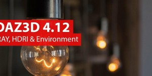 Beitragsbild des Blogbeitrags DAZ3D 4.12 – IRAY, HDRI & Environment Tab