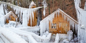 Beitragsbild des Blogbeitrags Im Eiskönigreich von Mojstrana