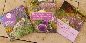 Beitragsbild des Blogbeitrags Beetgestaltung: 3 Bücher im Vergleich
