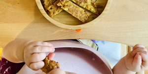 Beitragsbild des Blogbeitrags Erdäpfel-Karottenpuffer