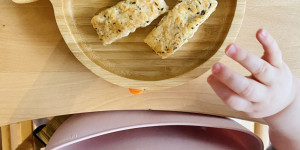 Beitragsbild des Blogbeitrags Babygerechte Fischstäbchen