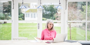 Beitragsbild des Blogbeitrags Homeoffice im Wintergarten 