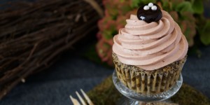 Beitragsbild des Blogbeitrags Mohn-Zwetschken Cupcakes