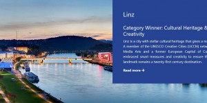 Beitragsbild des Blogbeitrags Újabb rangos turisztikai elismerés Linz városának 